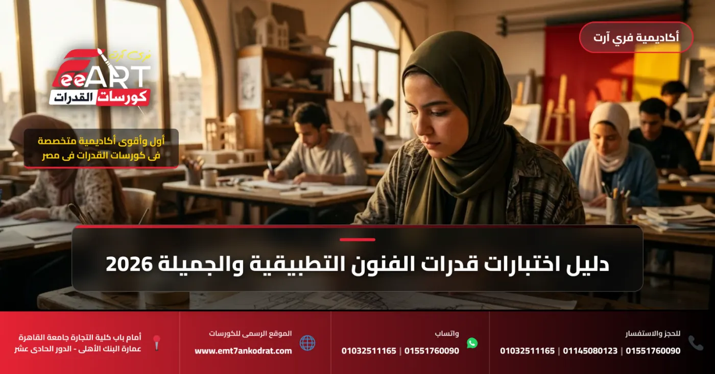استعدادات امتحان قدرات عمارة بعد المعهد الفني 2026
